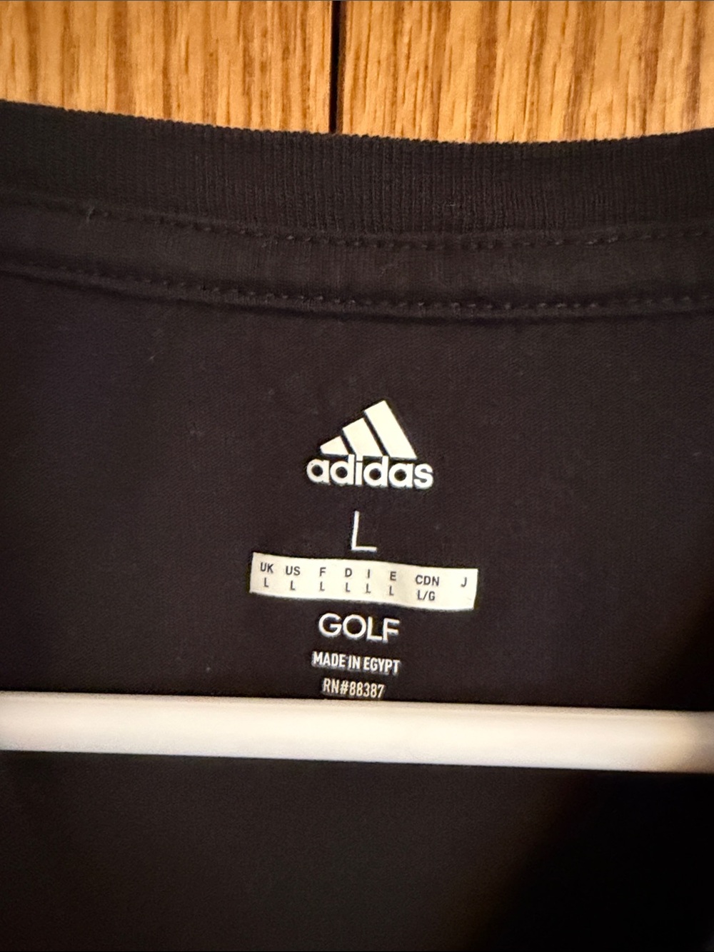 Adidas Black Crew Neck Short Sleeve Golf Tee Large - Picture 4 of 7